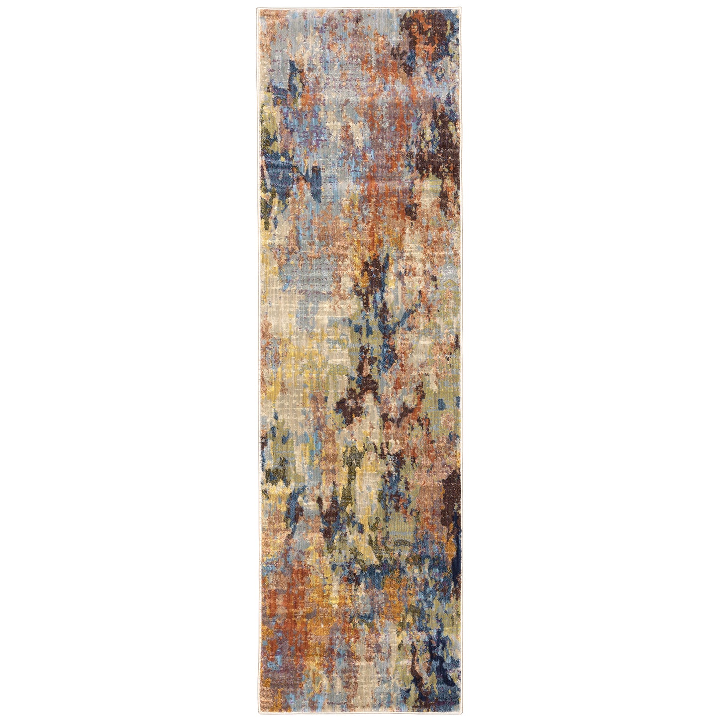 Xanadu Multi-colored  Modern & Contemporary Abstract Indoor Rug