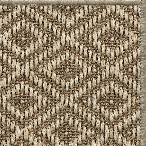 Ginger Napa Diamond Sisal Rug with Matching Serged Edge