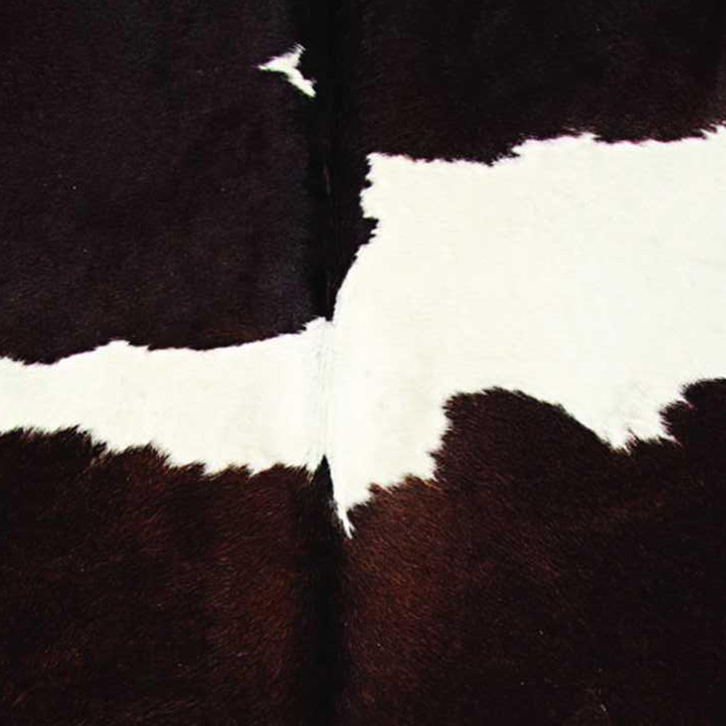 Black And White Cowhide Animal Print Area Rug