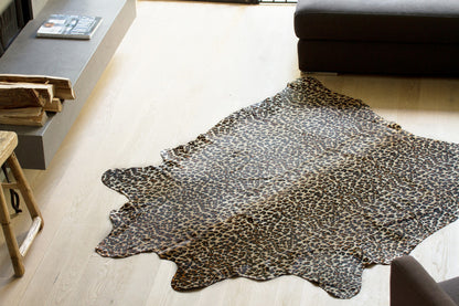 60" X 84" Black And Silver Cowhide - Area Rug