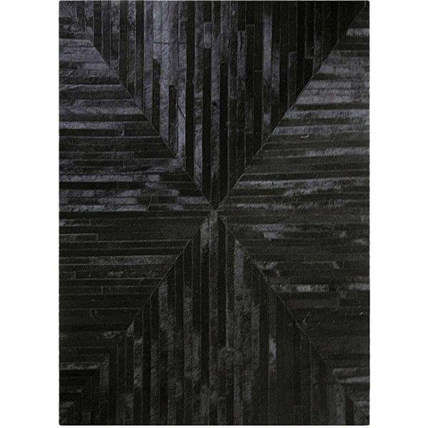 Madisons Black Patchwork Cowhide Rug