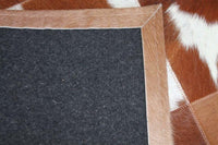 Area Rugs - Madisons Brown Patchwork Cowhide Area Rug 4