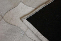 Area Rugs - Madisons Multi-Tone White Geometric Cowhide Area Rug 4