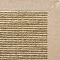 Bone Sisal Rug with Alabastor Cotton Border - Free Shipping 3