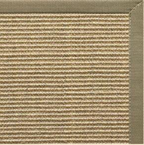 Bone Sisal Rug with Basil Green Cotton Border alternate view
