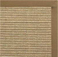 Bone Sisal Rug with Canvas Adobe Border - Free Shipping 2