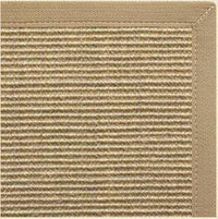 Bone Sisal Rug with Canvas Khaki Border - Free Shipping 2