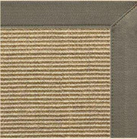Bone Sisal Rug with Canvas Quarry Border - Free Shipping 1