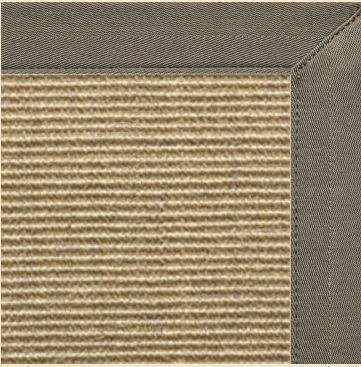 Bone Sisal Rug with Canvas Quarry Border