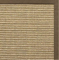 Bone Sisal Rug with Eucalyptus Cotton Border - Free Shipping 1