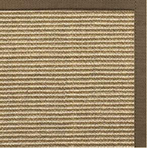 Bone Sisal Rug with Eucalyptus Cotton Border