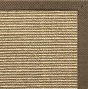 Bone Sisal Rug with Eucalyptus Cotton Border alternate view