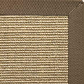 Bone Sisal Rug with Eucalyptus Cotton Border - Free Shipping