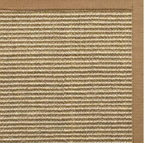 Bone Sisal Rug with Granola Cotton Border