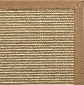 Bone Sisal Rug with Granola Cotton Border - Free Shipping