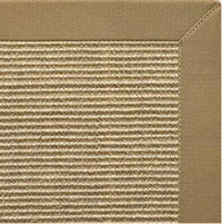 Bone Sisal Rug with Green Mist Cotton Border - Free Shipping 3