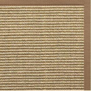 Bone Sisal Rug with Harvest Haze Cotton Border - Free Shipping