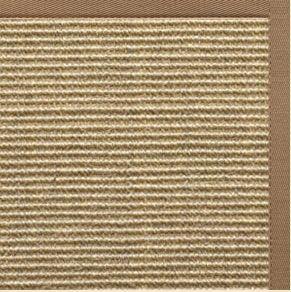 Bone Sisal Rug with Harvest Haze Cotton Border