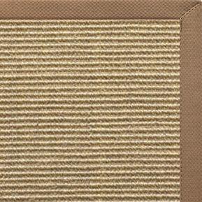 Bone Sisal Rug with Harvest Haze Cotton Border - Free Shipping