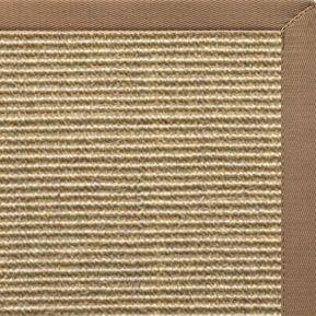 Bone Sisal Rug with Harvest Haze Cotton Border alternate view