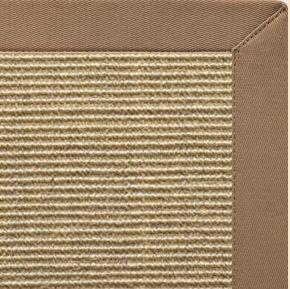 Bone Sisal Rug with Harvest Haze Cotton Border - Free Shipping