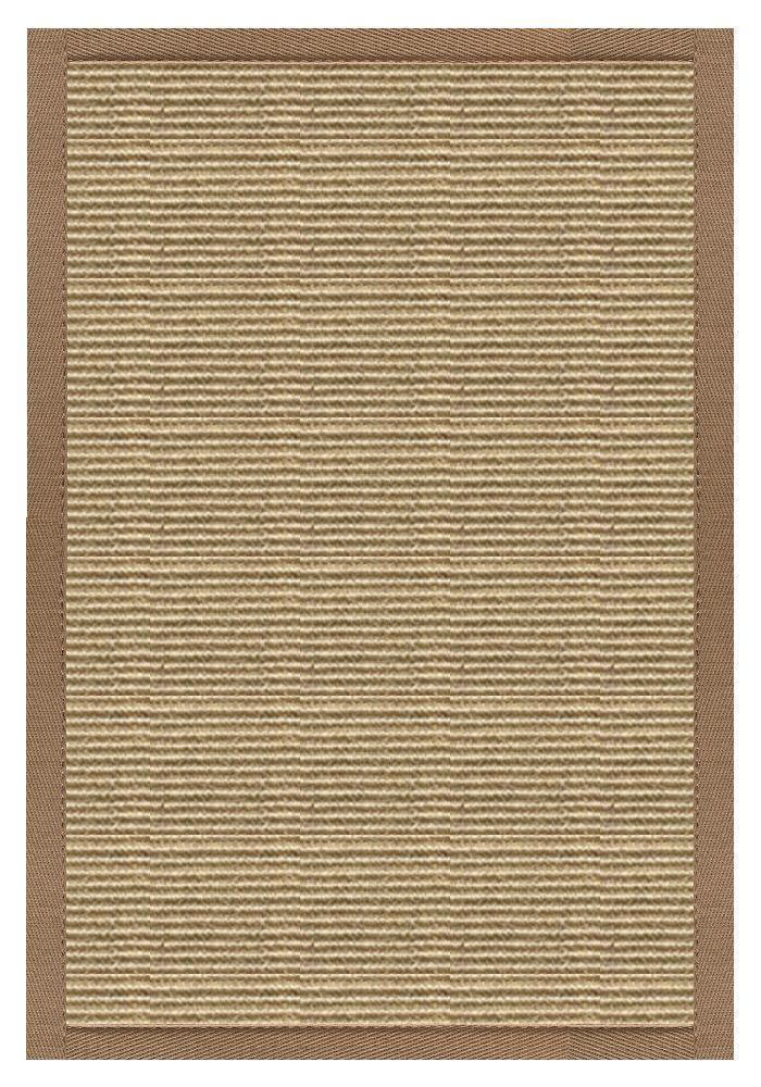 Area Rugs - Sustainable Lifestyles Bone Sisal Rug With Harvest Haze Cotton Border