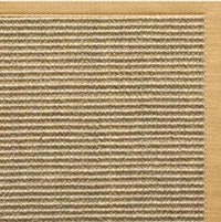 Bone Sisal Rug with Honeycomb Cotton Border - Free Shipping 1
