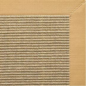 Bone Sisal Rug with Honeycomb Cotton Border - Free Shipping