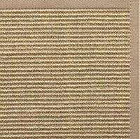 Bone Sisal Rug with Ivory Blush Cotton Border - Free Shipping 1