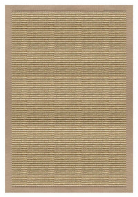 Area Rugs - Sustainable Lifestyles Bone Sisal Rug With Ivory Blush Cotton Border 3