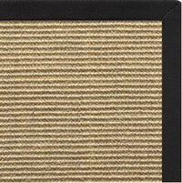 Bone Sisal Rug with Lava Cotton Border - Free Shipping 2
