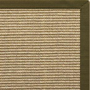 Bone Sisal Rug with Lichen Cotton Border alternate view