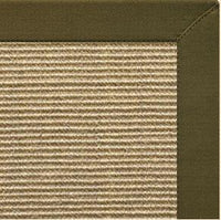 Bone Sisal Rug with Lichen Cotton Border - Free Shipping 3