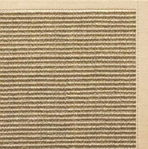 Bone Sisal Rug with Magnolia Cotton Border - Free Shipping