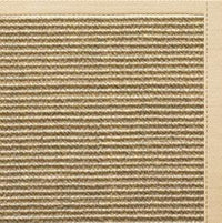 Bone Sisal Rug with Magnolia Cotton Border - Free Shipping 1