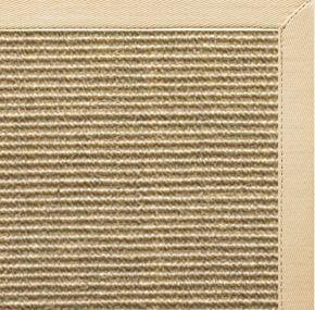 Bone Sisal Rug with Magnolia Cotton Border alternate view