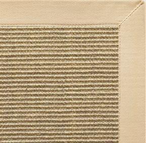 Bone Sisal Rug with Magnolia Cotton Border - Free Shipping