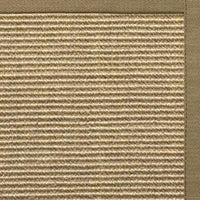 Bone Sisal Rug with Oat Straw Cotton Border - Free Shipping 1
