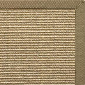 Bone Sisal Rug with Oat Straw Cotton Border alternate view