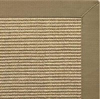 Bone Sisal Rug with Oat Straw Cotton Border - Free Shipping 3