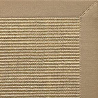 Bone Sisal Rug with Oatmeal Cotton Border - Free Shipping 2