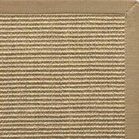 Bone Sisal Rug with Pale Ash Cotton Border - Free Shipping 2