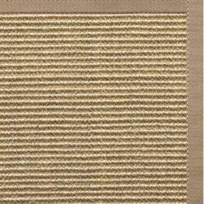 Bone Sisal Rug with Pistachio Cotton Border - Free Shipping