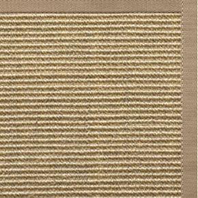 Bone Sisal Rug with Pistachio Cotton Border