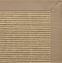 Bone Sisal Rug with Pistachio Cotton Border - Free Shipping 2