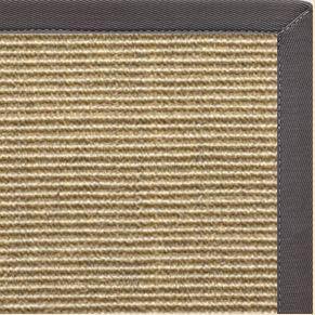 Bone Sisal Rug with Quarry Cotton Border - Free Shipping