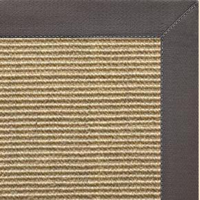 Bone Sisal Rug with Quarry Cotton Border - Free Shipping