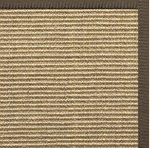 Bone Sisal Rug with Rye Cotton Border - Free Shipping