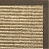 Bone Sisal Rug with Rye Cotton Border - Free Shipping 2