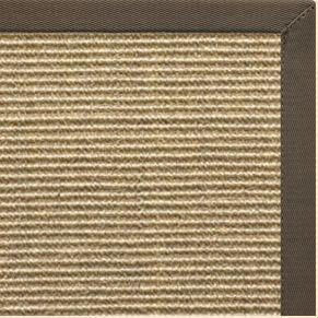 Bone Sisal Rug with Rye Cotton Border alternate view